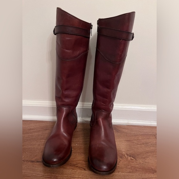 Frye Molly Button Tall Riding Boots - Picture 4 of 5